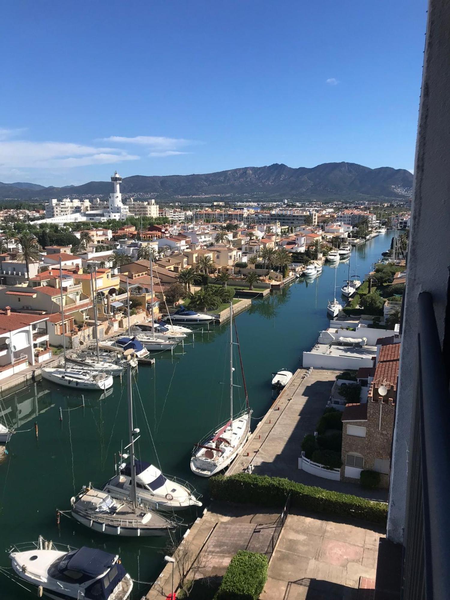 Lux Apt 1Er Ligne Mer!Grande Terrasse Vue Superbe! Empuriabrava Exterior photo